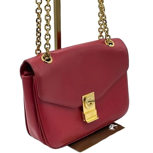 Celine‎ Shiny Calfskin Medium C Bag Red 2018 collection! Gorgeous! - Picture 3 of 16